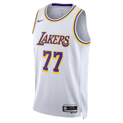Los Angeles Lakers Association Edition Men's Nike Dri-FIT NBA Swingman Jersey - White