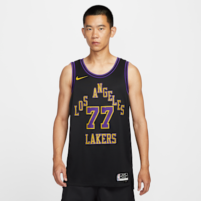 Los Angeles Lakers City Edition Men's Nike Dri-FIT NBA Swingman Jersey - Black
