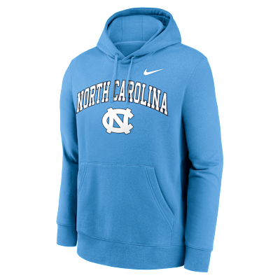 North Carolina Arch Men's Nike College Pullover Hoodie - Light Blue