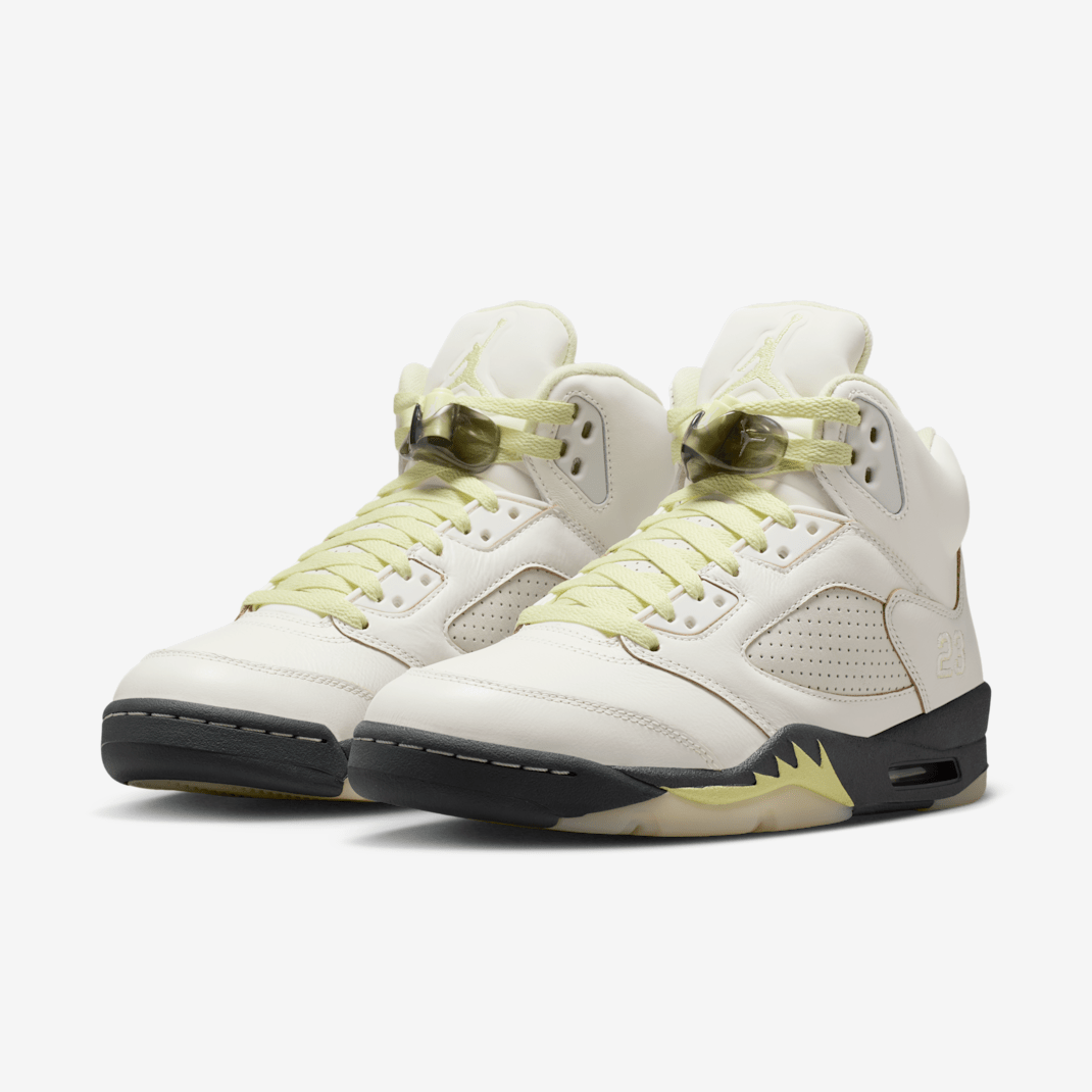 Air Jordan 5 Retro "Luminous Green and Sail" - Image 6